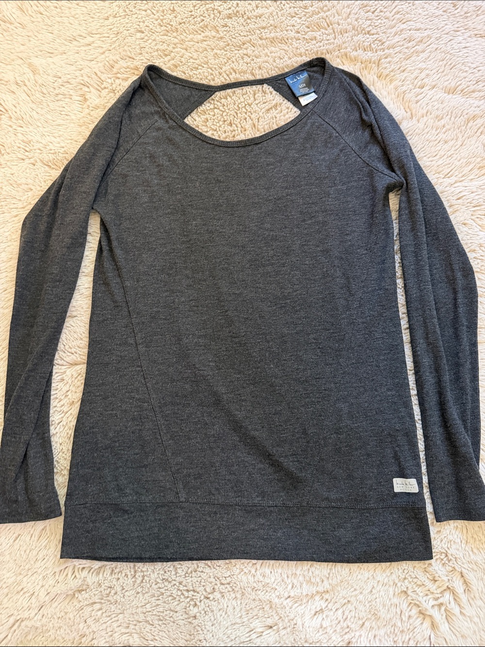 Open Back Long Sleeve Top